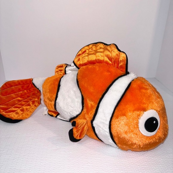 Disney Store Exclusive Finding Nemo Plush Orange White Stuffed Animal Toy - Picture 2 of 5